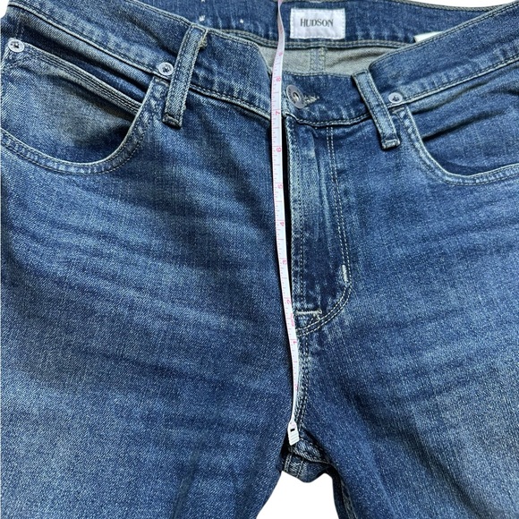 Hudson Jeans Blake Slim Straight Dark Wash Denim Size 31 New With Tags - Picture 6 of 9